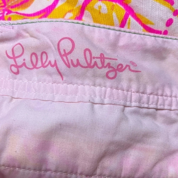 LILLY PULITZER Women’s Callahan Sunshine Yellow “Sea & Be Seen” Print Shorts - Picture 8 of 13